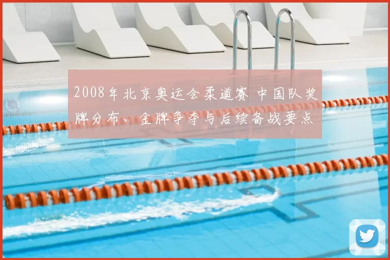2008年北京奥运会柔道赛 中国队奖牌分布、金牌争夺与后续备战要点